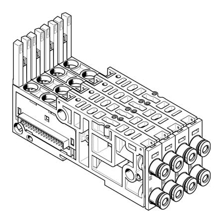 Festo Sub-Base VMPAL-AP-4X10-QS5/32"-1 VMPAL-AP-4X10-QS5/32"-1